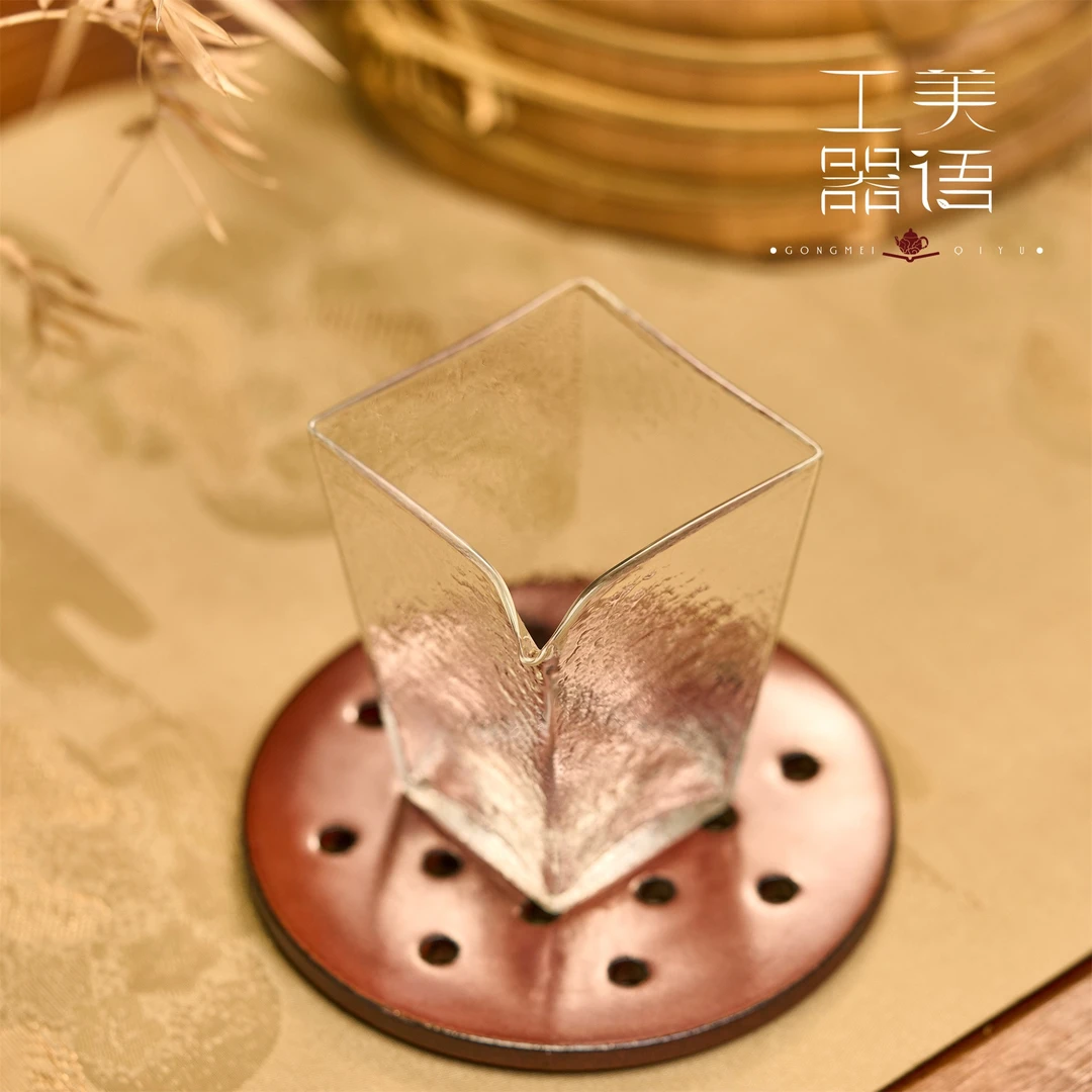 器语【锤纹公道杯】简约高颜值网红爆款耐高温高级感玻璃杯