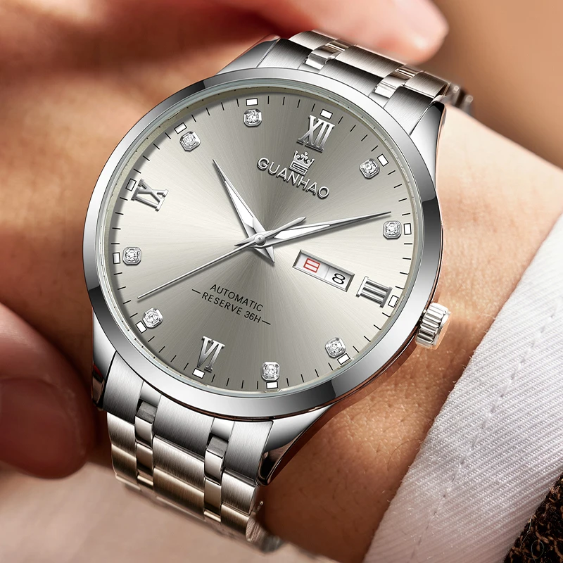 全自动机械表男士手表男高档 夜光镂空腕表 防水男表时尚多功能