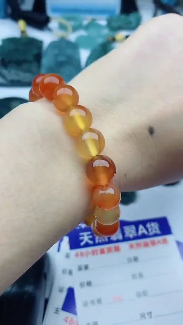 【闪购商品】玛瑙/玉髓手链合金珠子80%完美度多样性发货一件发货