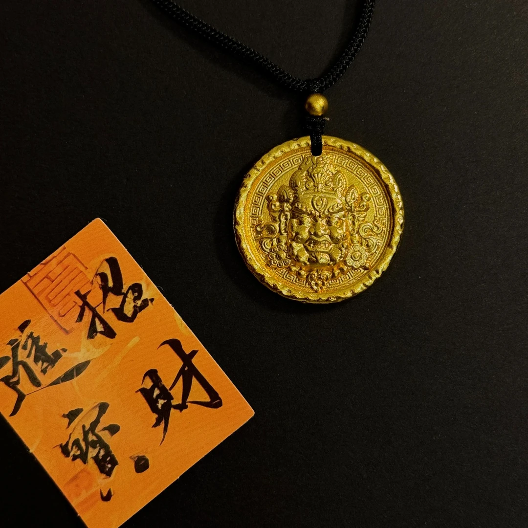 合金吊坠 合金黄财神吊坠男女同款精品时尚项链吊坠