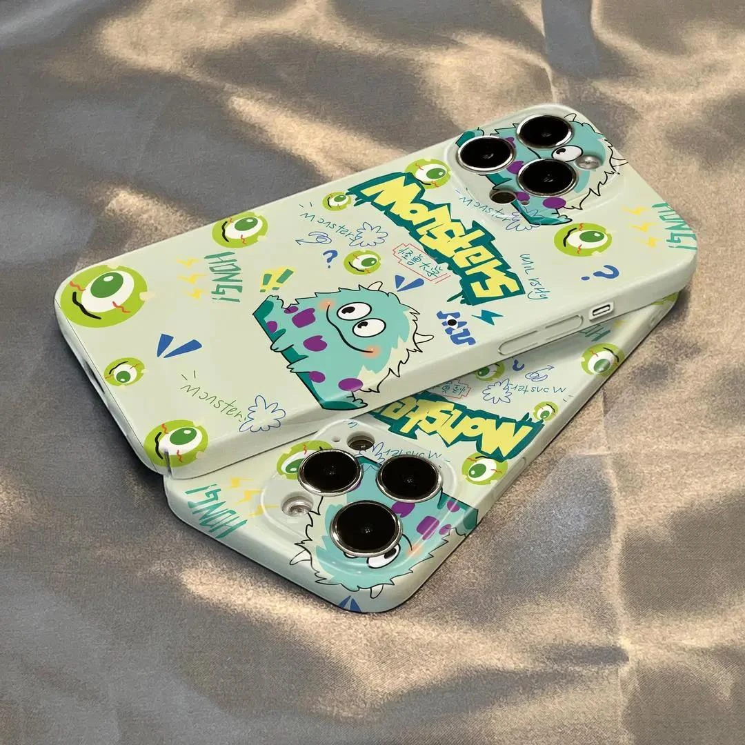 靓壳怪兽大学苹果13手机壳新款iPhone14promax创意12小众11菲林xs