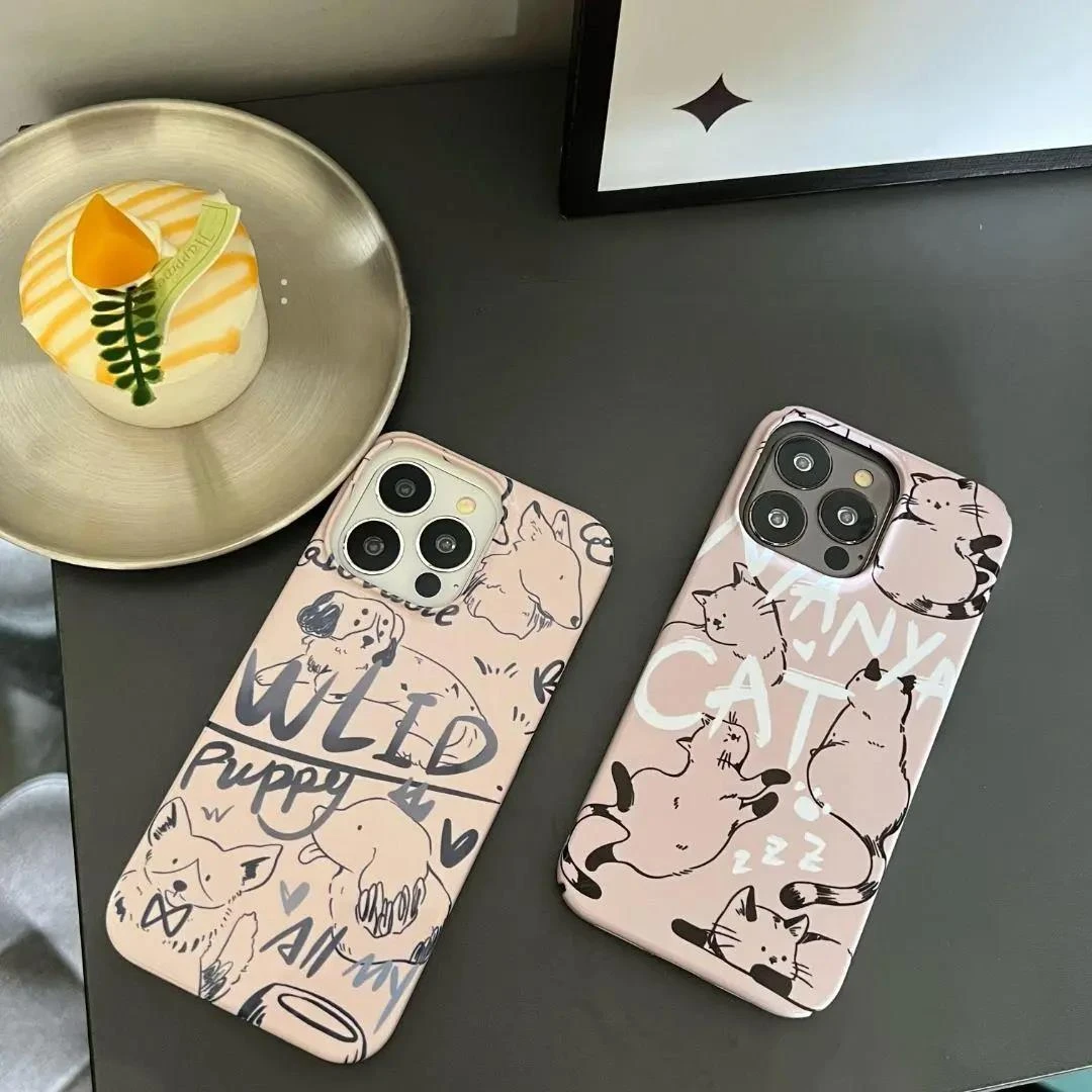 靓壳小众插画ins风菲林壳手机壳苹果14 iPhone 1312pmXXR  半包手