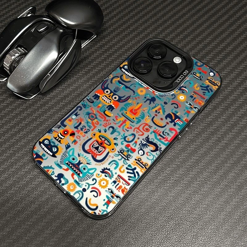 满屏怪兽iPhone15手机壳14promax高级13防摔苹果xs/xr网红12/11潮