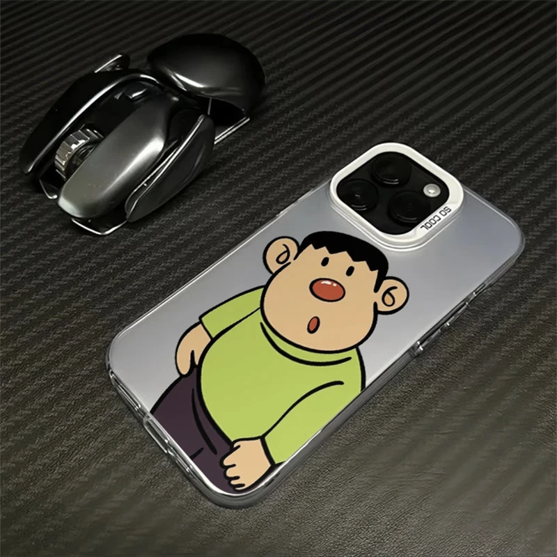 绿衣胖虎潮牌适用苹果15pro简约风14plus小众inside华为oppo潮壳x