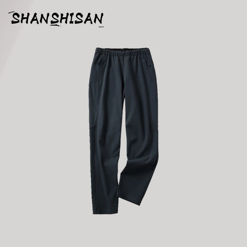 春季软壳系列户外男士休闲弹力休闲裤防风防水运动透气长裤TK