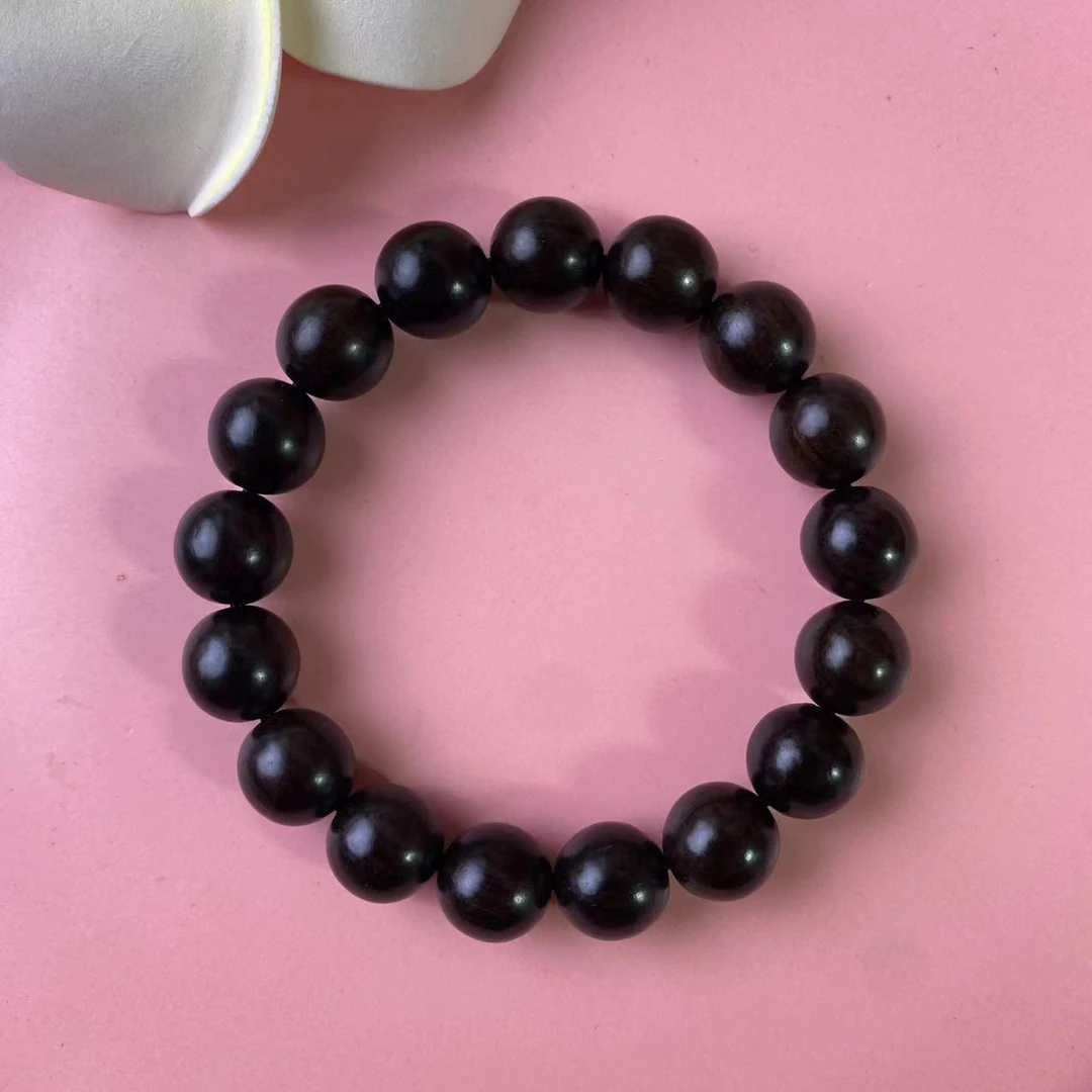 精品高油密黑檀手串12mm17颗高品质男士女士都可以戴