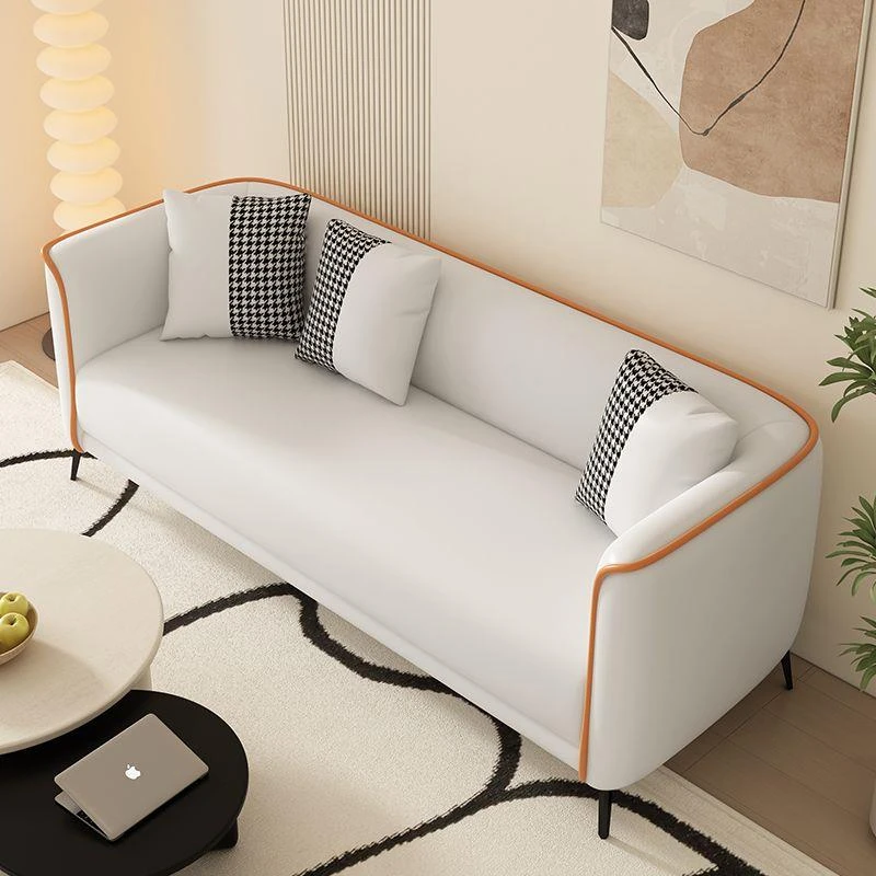 沙发小户型现代简约科技布艺客厅出租房网红款简易卧室轻奢小沙发