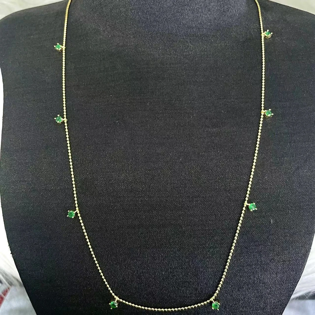 【夫妇严选】祖母绿满天星项链（多样发）
