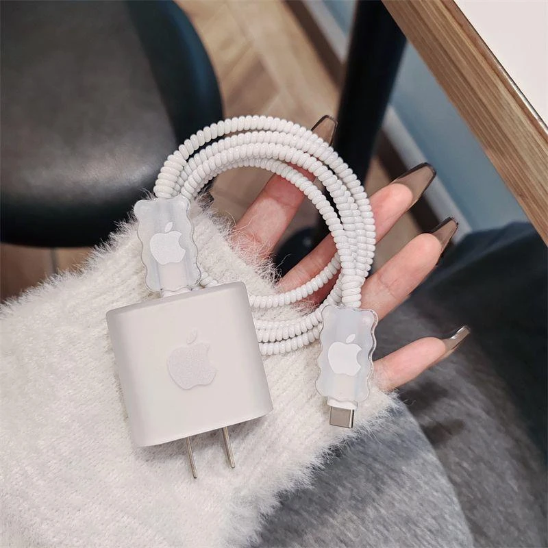苹果数据线保护套15promax适用iPhone14手机充电线防折断13软壳12