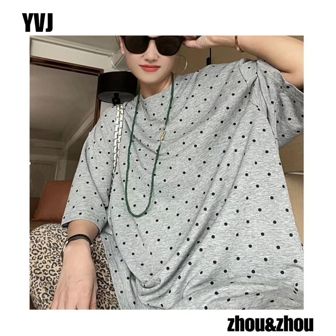 【大小周】波点味道T恤