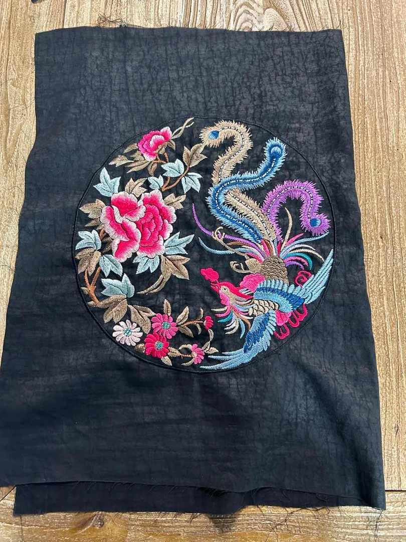 刺绣香云纱刺绣丝绸布料链接介意慎拍