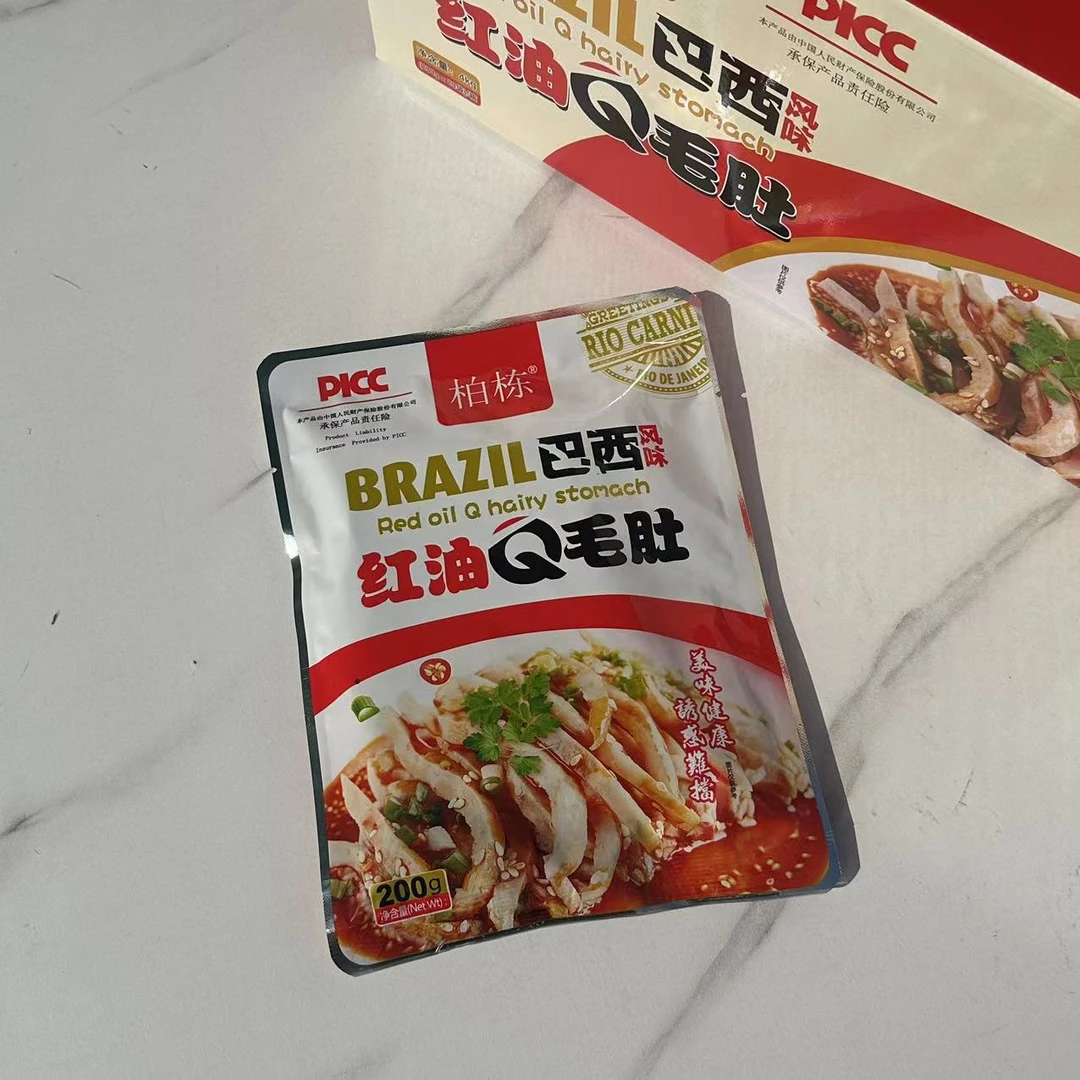 红油Q毛肚200g魔芋素毛肚辣条网红休闲食品零食