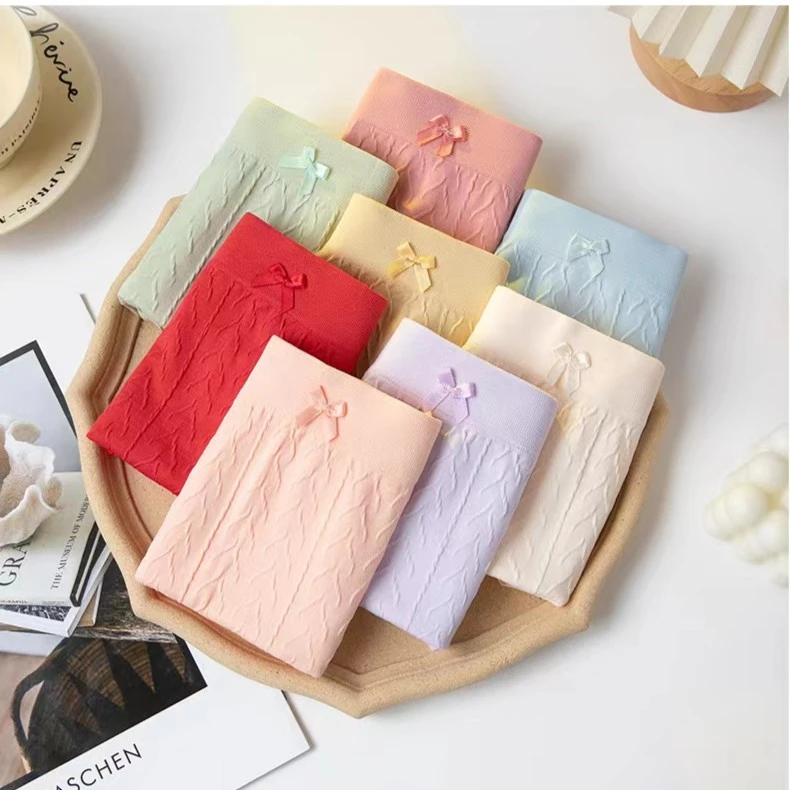 大码女士内裤三角裤中高腰大板型高弹力女士内裤无痕裸感亲肤内裤