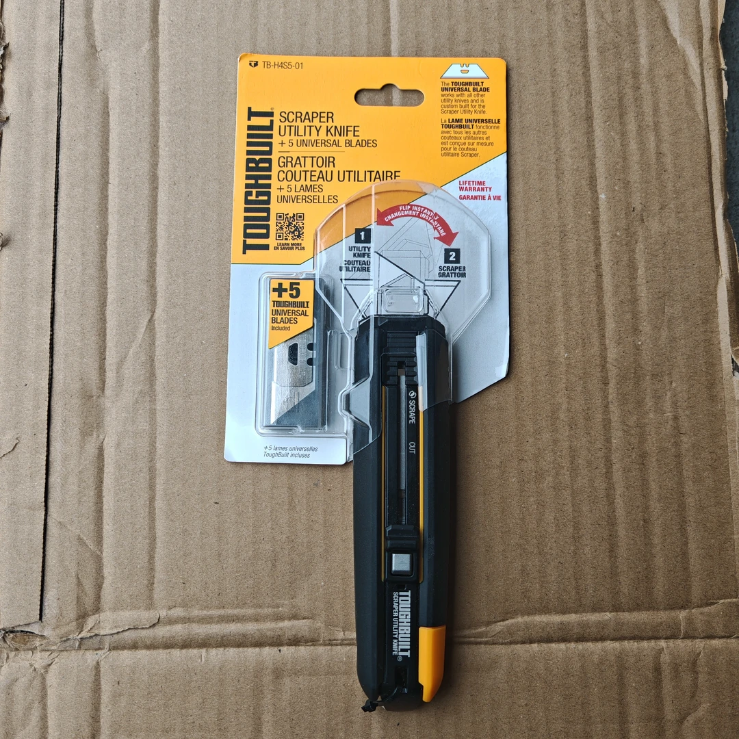 TOUGHBUILT拓必得变形美工刀，拓必得TB-H4-@S5-01割铲一体美工刀