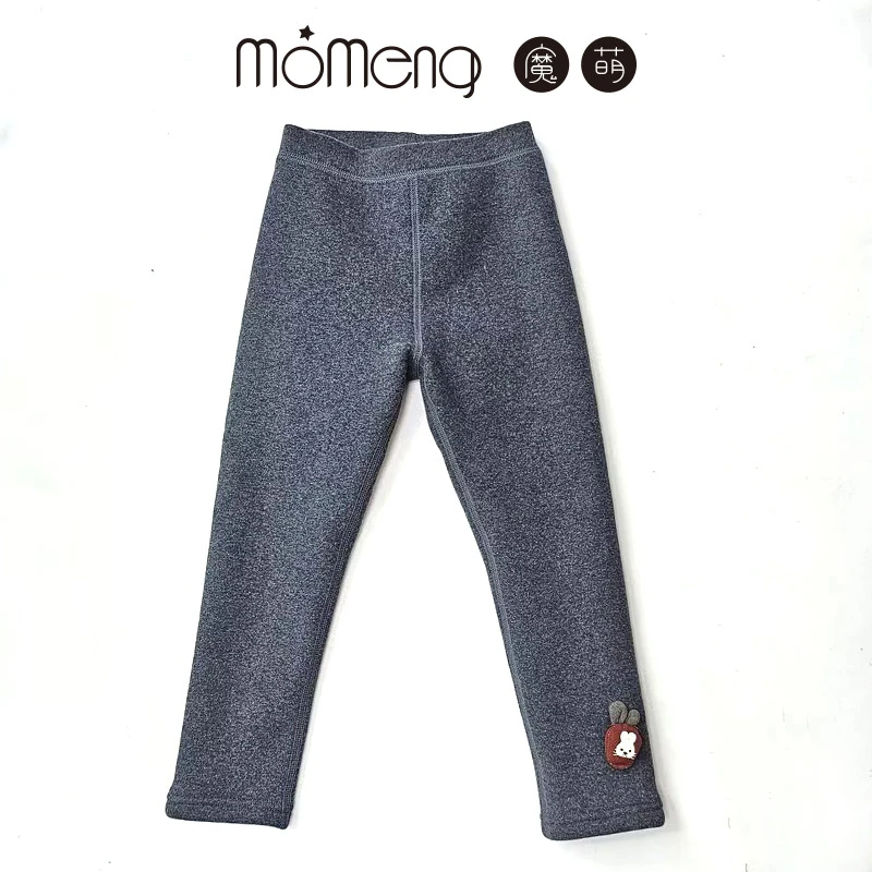 加绒打底裤宝宝长裤儿童女童大童加绒加厚小童秋冬冬季241330