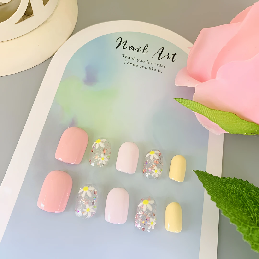 【莫奈花园】手工穿戴甲甲片显白美甲小众新款显白高级高级感纯手工