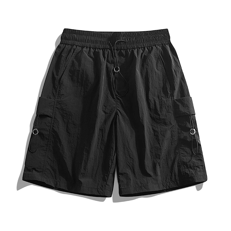 短裤男士夏季外穿速干透气潮流宽松五分休闲运动冰氧丝薄款工装裤