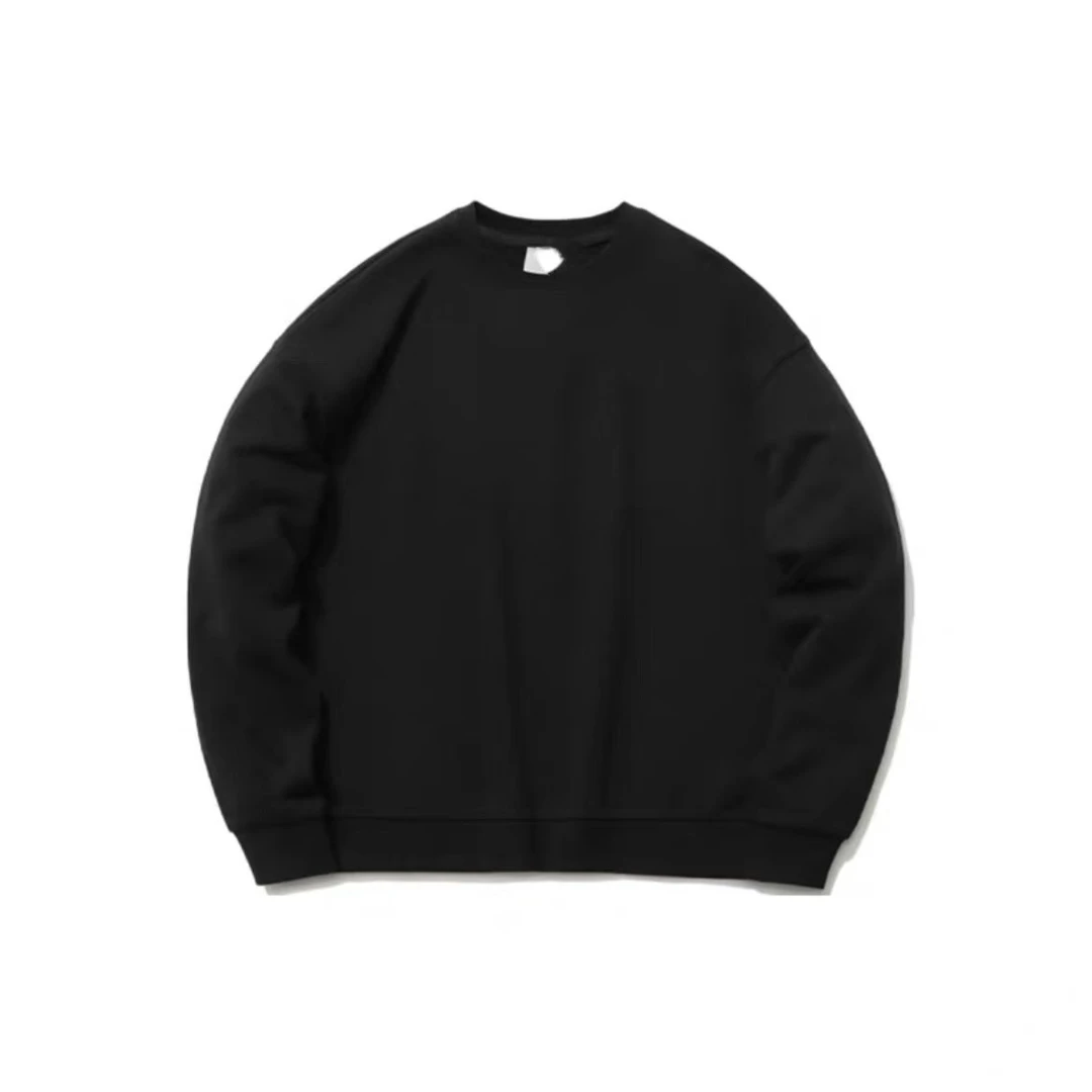 L春季新款 男款刺绣标毛圈棉宽松套头卫衣