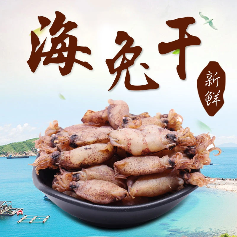 【顺丰包邮】福建东山岛海兔干乌贼干笔管鱼干小鱿鱼墨鱼仔海鲜干货