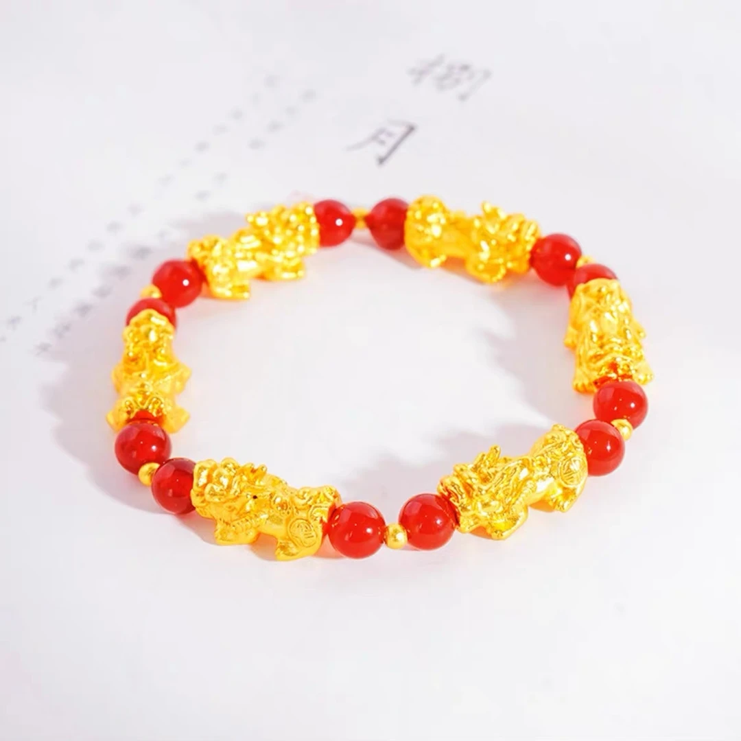 铜合金手链 I高定I 新中式貔貅手串时尚轻奢