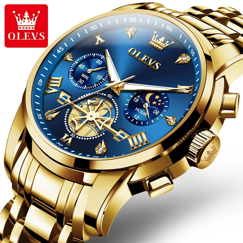 2024新款瑞士认证品牌欧利时男士手表石英时尚学生男款正品防水