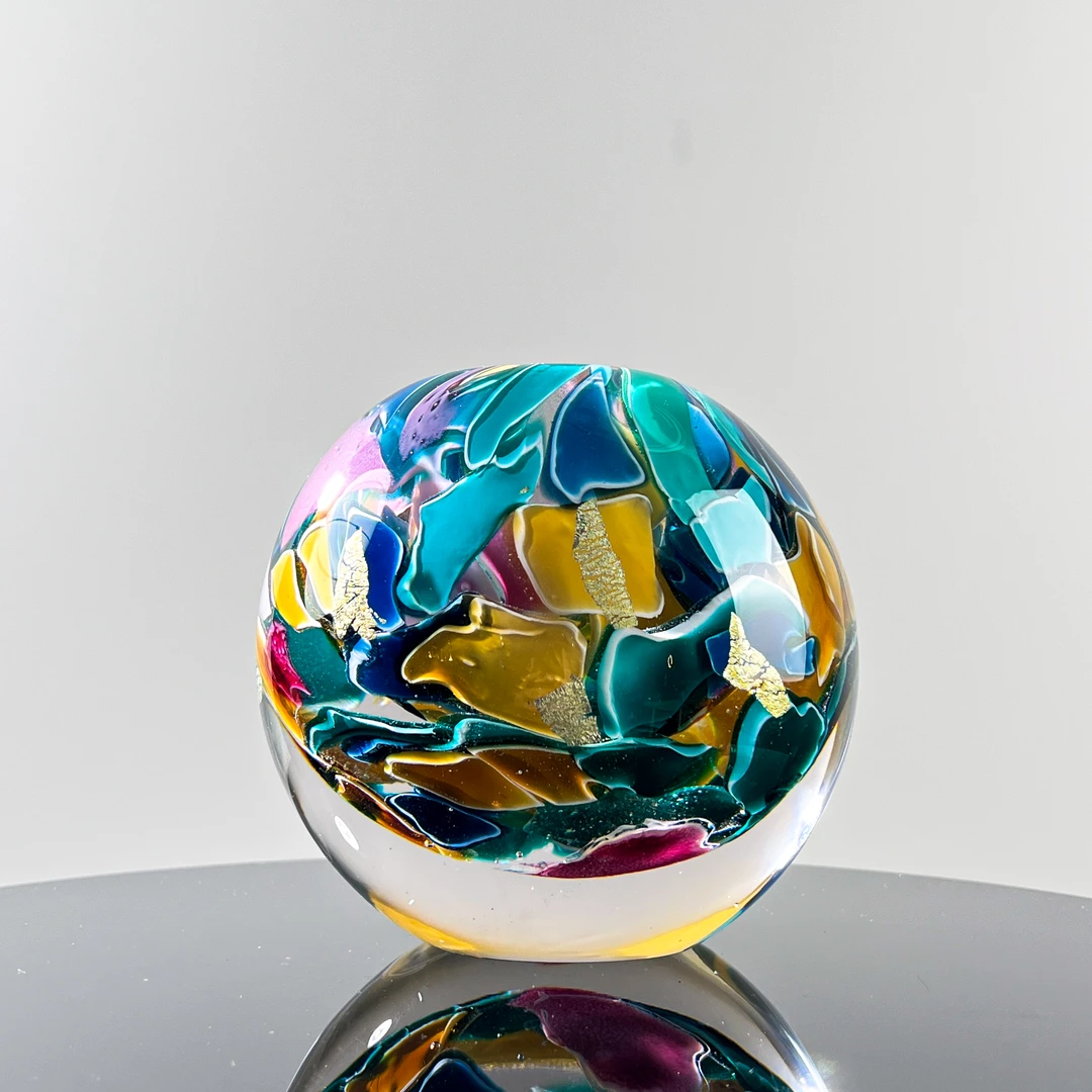 巴比特美学【梦境】意式极简现代主义轻奢艺术水晶琉璃花器摆件