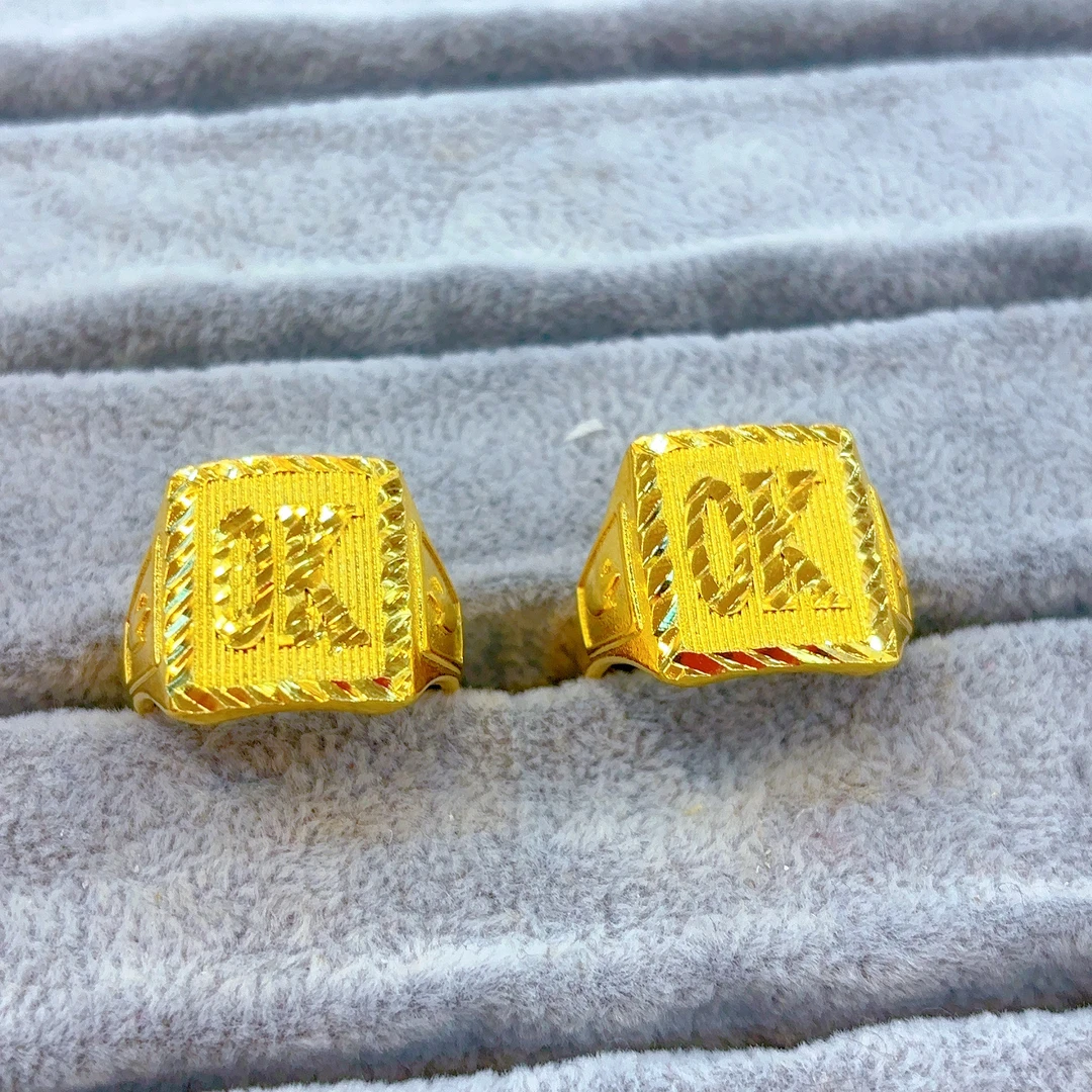 铜合金戒指 48-17-1时尚精美款百搭欧美ins精致经典气质情侣