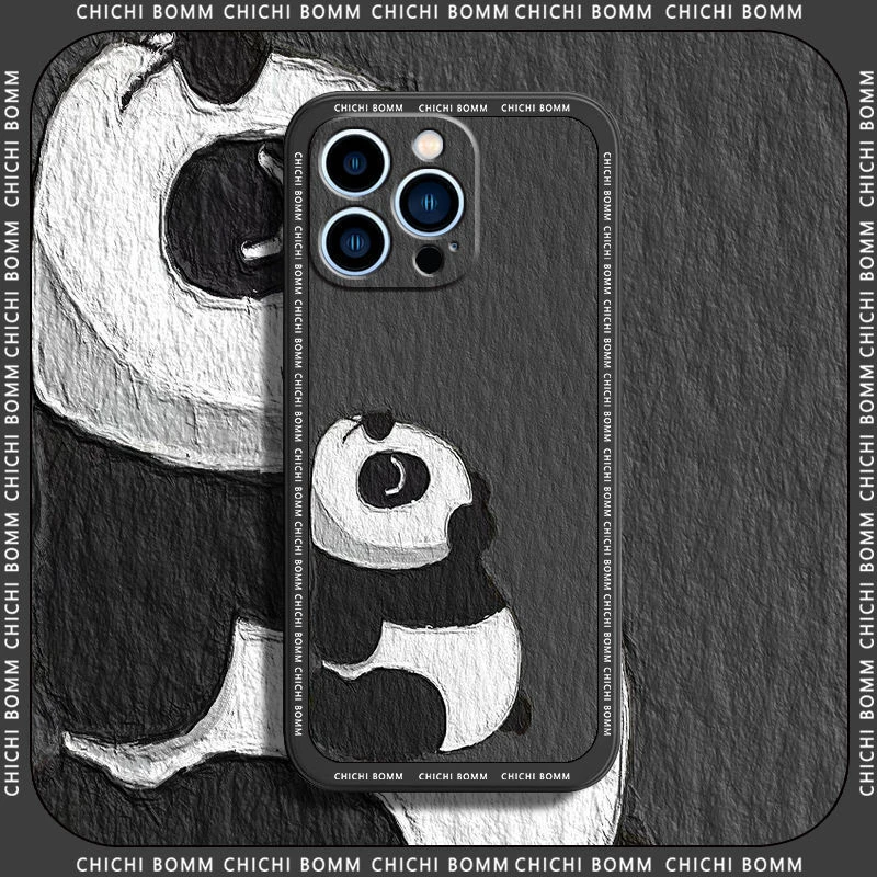 【苹果/华为/oppo/vivo/小米】可爱卡通熊猫防摔全包软硅胶手机壳