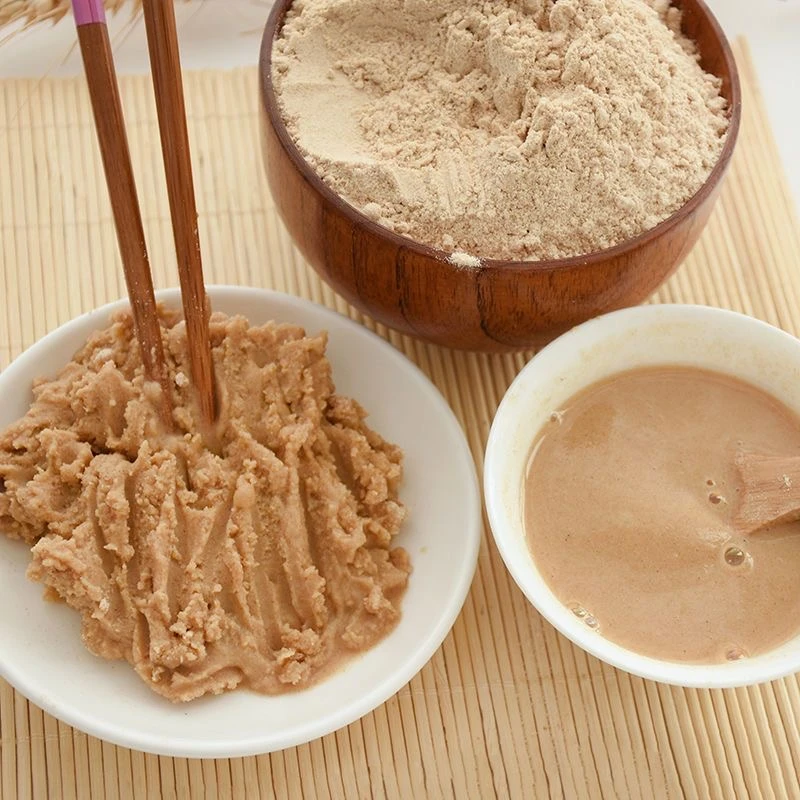 炒面粉熟炒麦粉传统五谷炒面糊儿时熟小麦传统铁锅炒面即食250g
