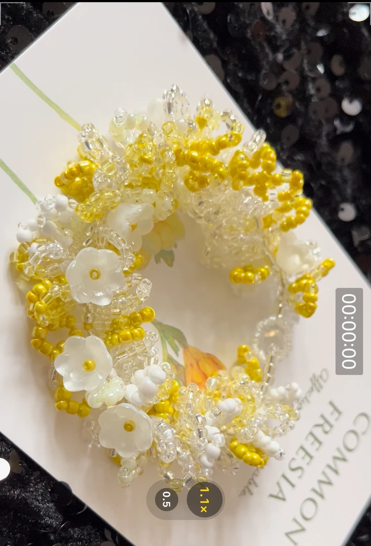 非金属玻璃手链 原创手链，纯手工制作高考毕业季温柔超仙