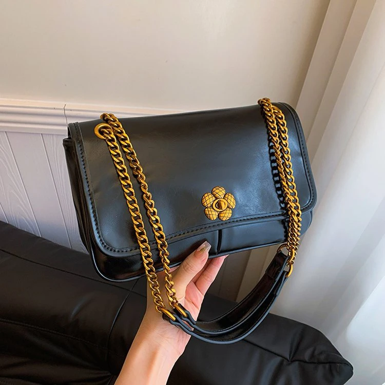 轻奢百搭高级感气质时尚斜挎女士包8953黑新品A70