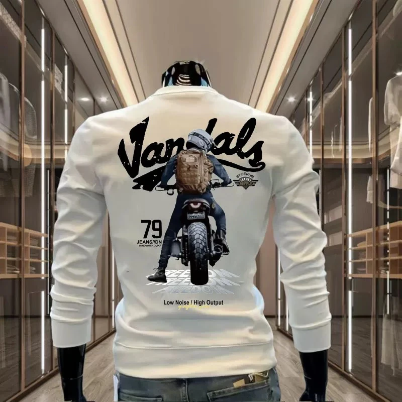 欧货新款秋冬男士高级卫衣休闲时尚百搭长袖潮流韩版运动加厚上衣