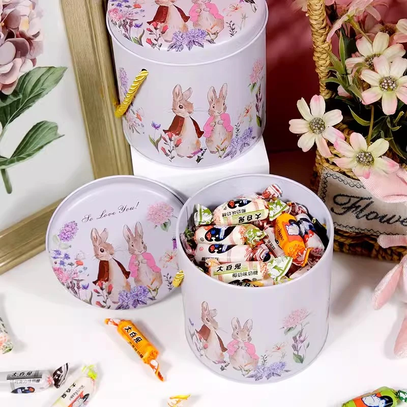 大白兔奶糖铁盒装300g儿童节送伴手礼喜糖牛奶糖节日小礼品