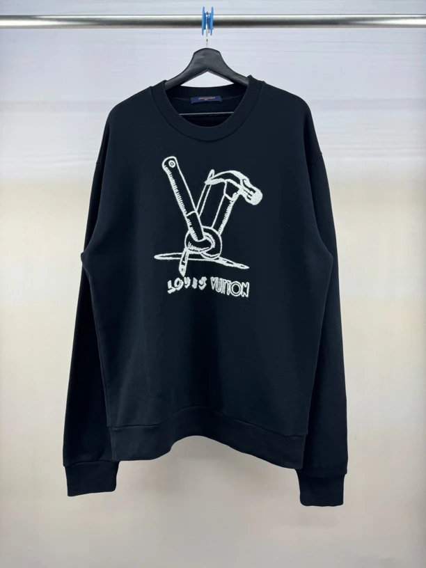 99新 LouisVuitton/路易威登 23FW工具刺绣卫衣/L码/F5247