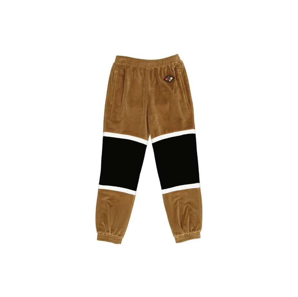 99新 BURBERRY/博柏利 拼色丝绒裤/L码/M1966