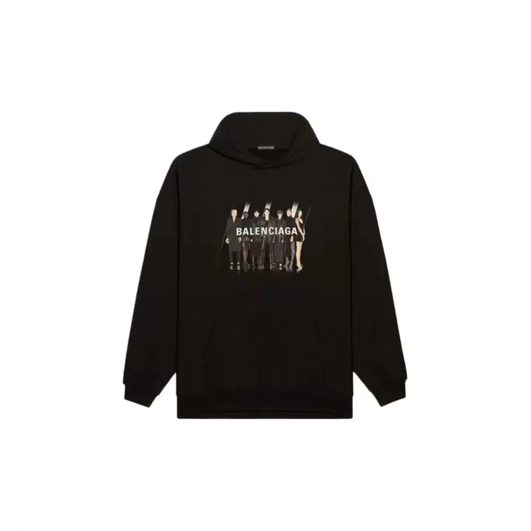 准新/Balenciaga人像帽衫/XXS码/公价6400/M00172