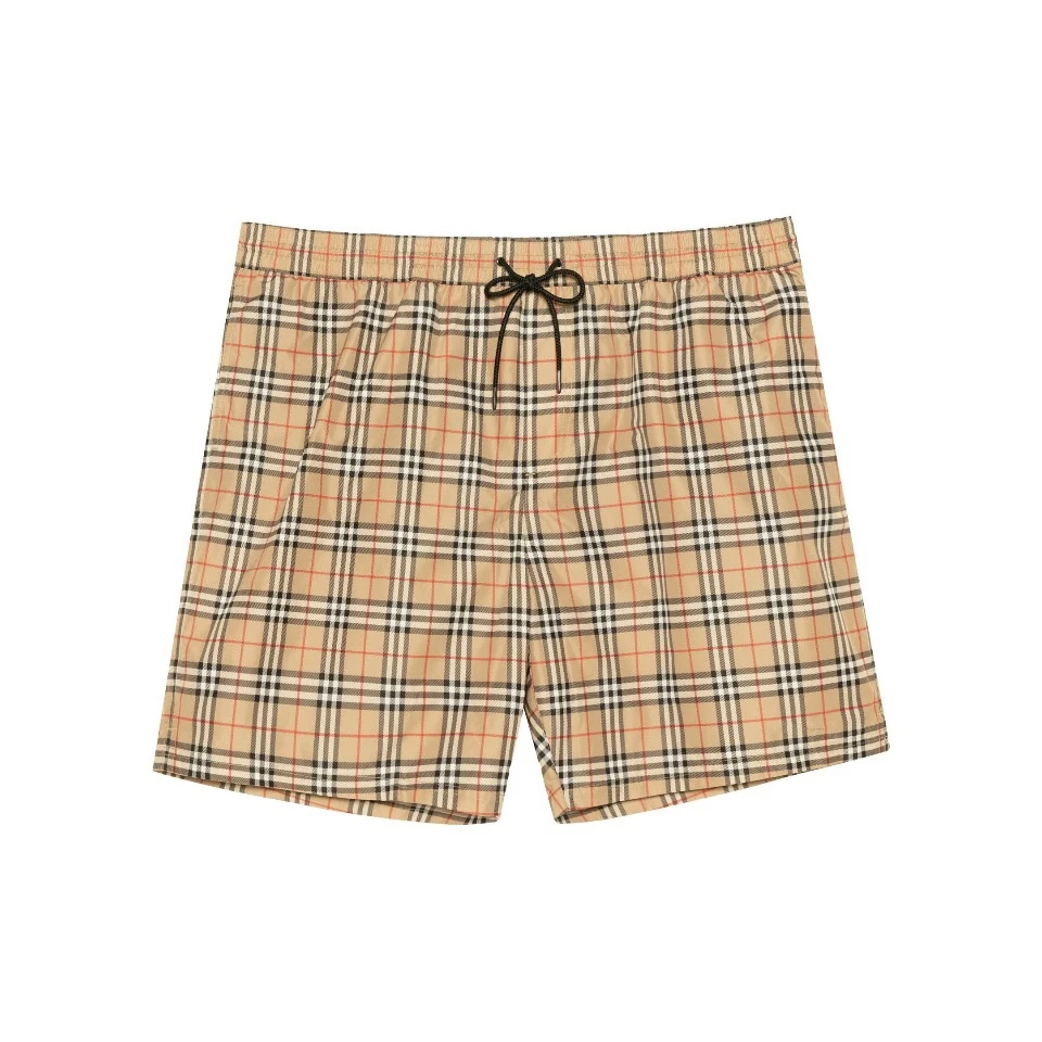 Burberry 经典格纹短裤/XL码/99新/公价3400