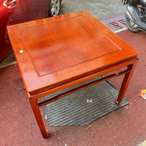 缅花八仙桌四方桌实木家用正方形木质客厅简约古典新八仙桌实木