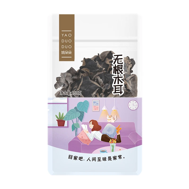 YAO DUO DUO/姚朵朵无根木耳150克*2袋