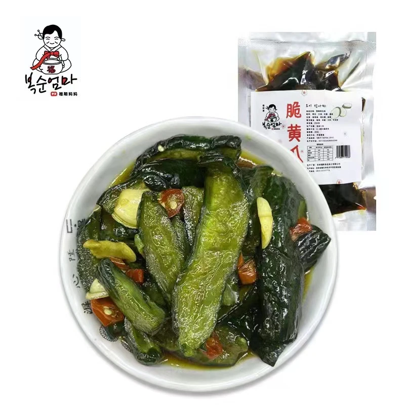 李家福顺妈妈【传统辣白菜+酱脆黄瓜条+萝卜丝】朝鲜族传统泡菜组合