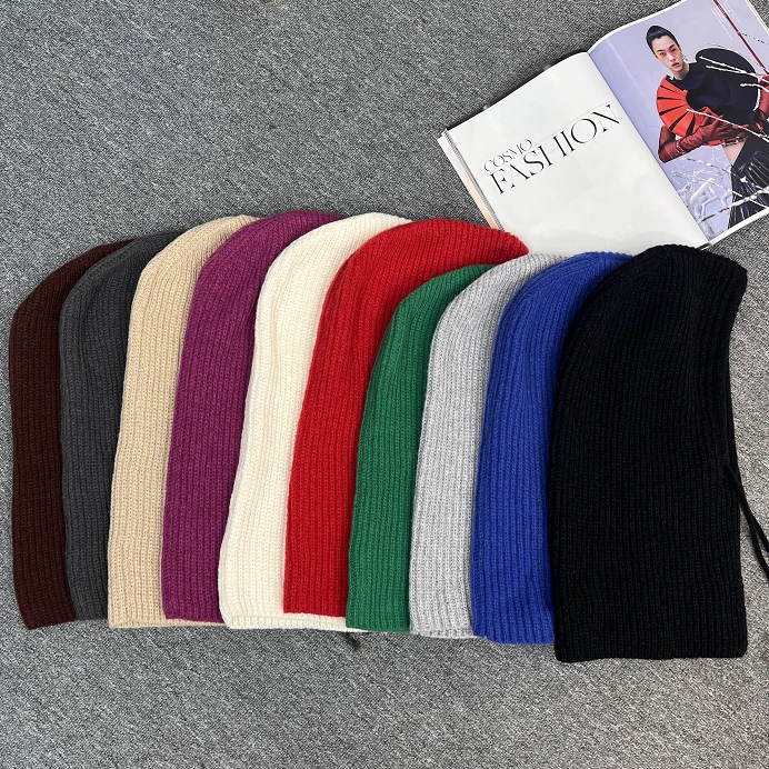 【乔一推荐】ins网红针织围巾时尚洋气围脖保暖百搭高领帽子套头