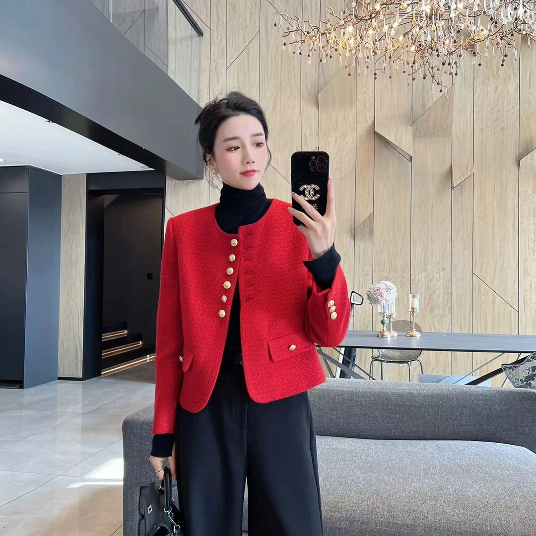 【大静静】高定时尚简约小香外套924