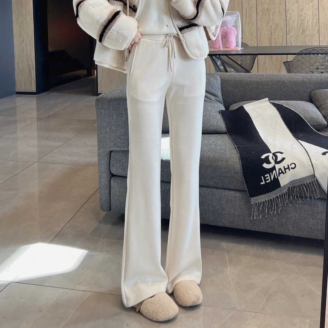 【大静静】 糯米喇叭裤~羊毛加绒显瘦神裤1842