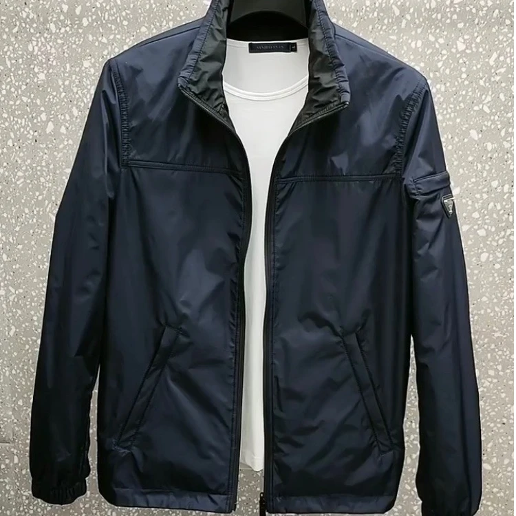 迪诺库克斯男士冬季立领百搭双面穿夹克休闲韩版秋冬潮流2025外套