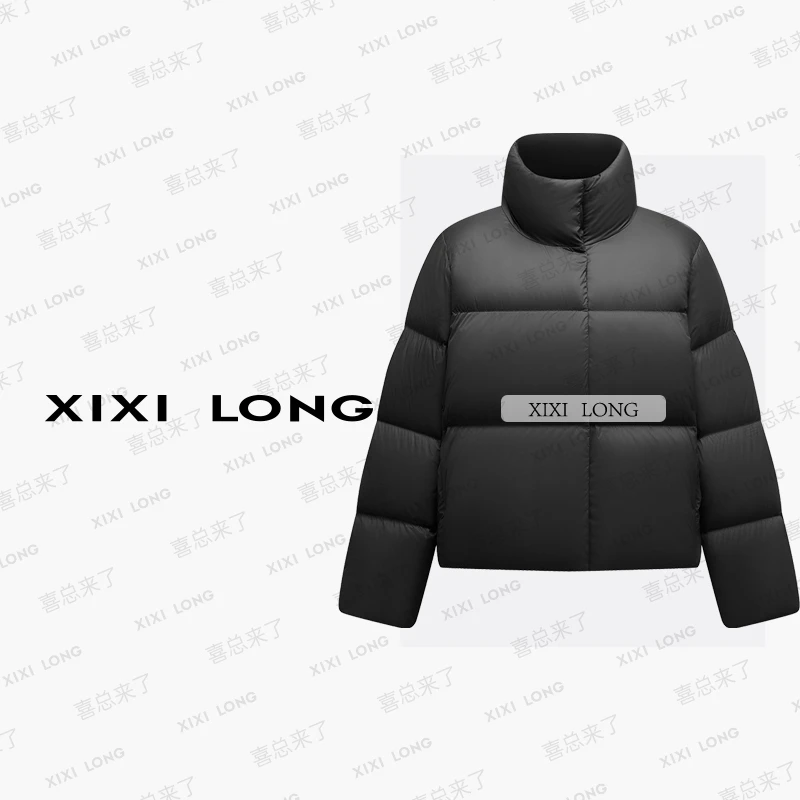 【喜总】坦博尔羽绒服女量感短款高领鹅绒时尚TW236362