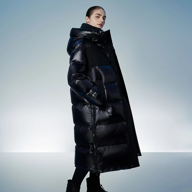 【亚聚专属】坦博尔廓形长款面包羽绒服TEF550898Z