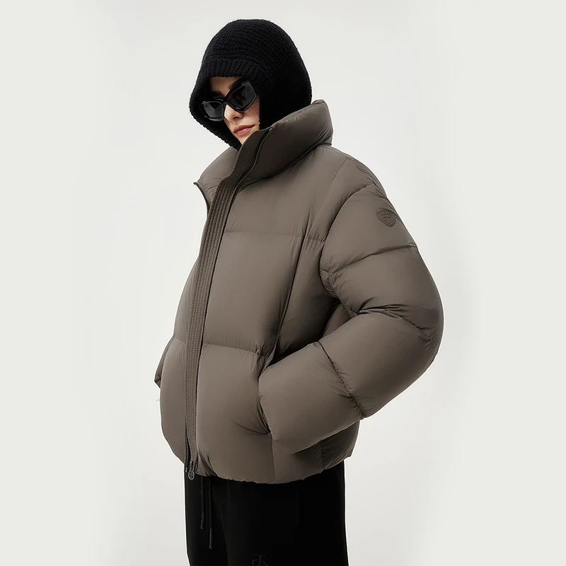 坦博尔好羽绒24年新款女士简约95鸭绒加厚羽绒服TBF520362Z【C】