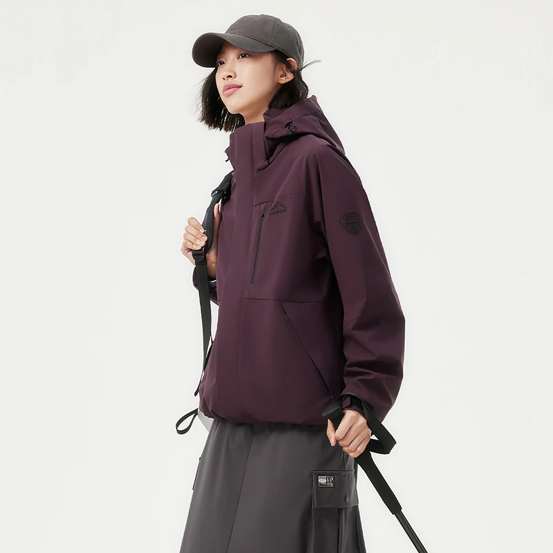 【小余专属】坦博尔24年新款情侣款户外三合一羽绒服TEF560531D