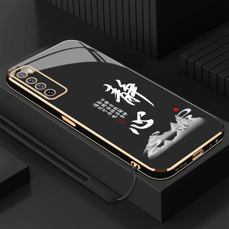 新款适用于华为Nova7静心电镀手机壳 奢华防摔全包硅胶软壳