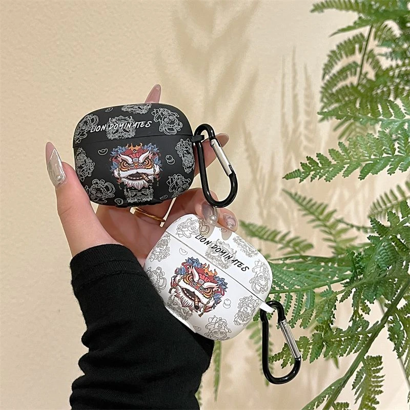 国潮舞狮适用漫步者花再Zero Pro蓝牙耳机套zeropro保护壳tws硅胶